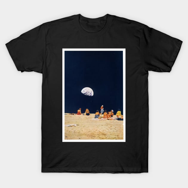 moon bath T-Shirt by mathiole